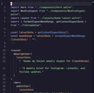 Code in code editor